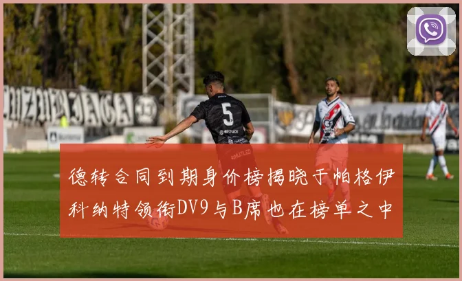 德转合同到期身价榜揭晓于帕格伊科纳特领衔DV9与B席也在榜单之中
